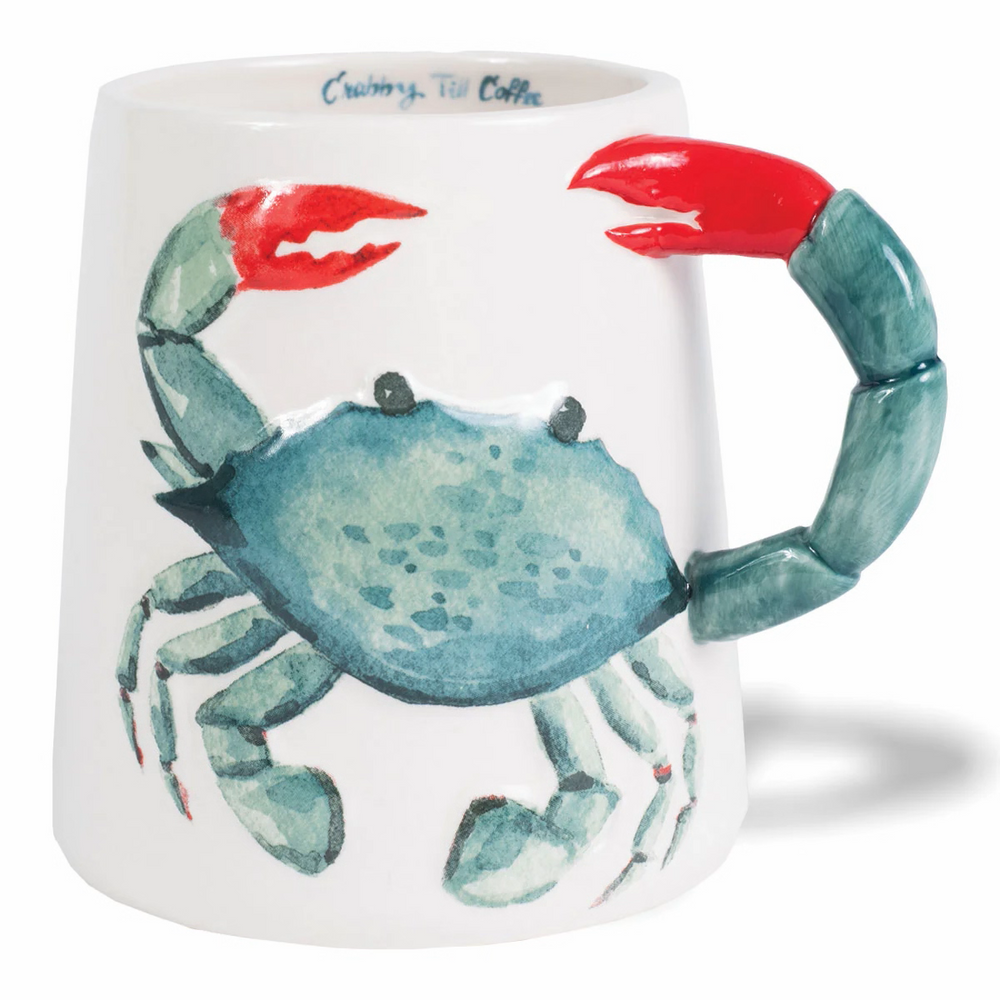 Crabby till Coffee crab claw mug Maryland gift