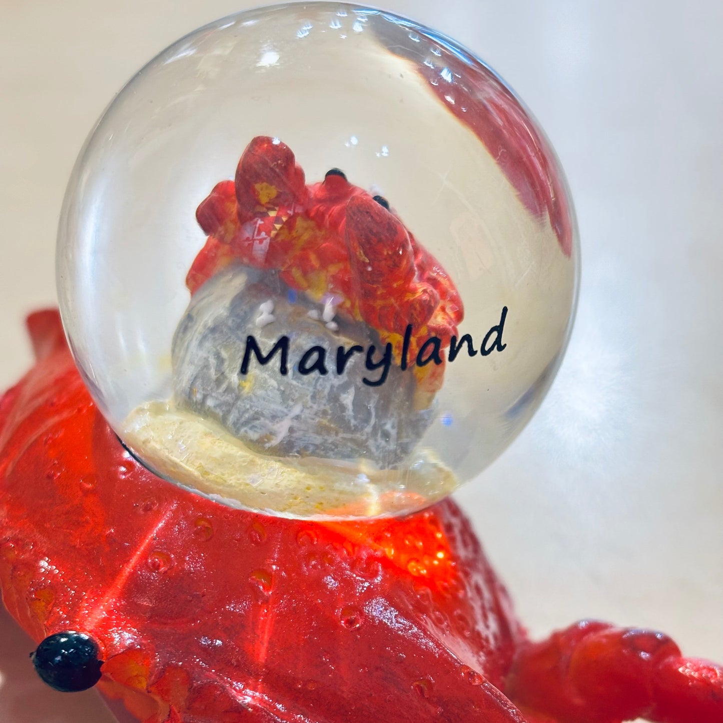 Maryland Snow Globe