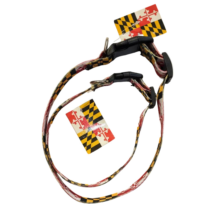 Maryland Flag Dog Collar