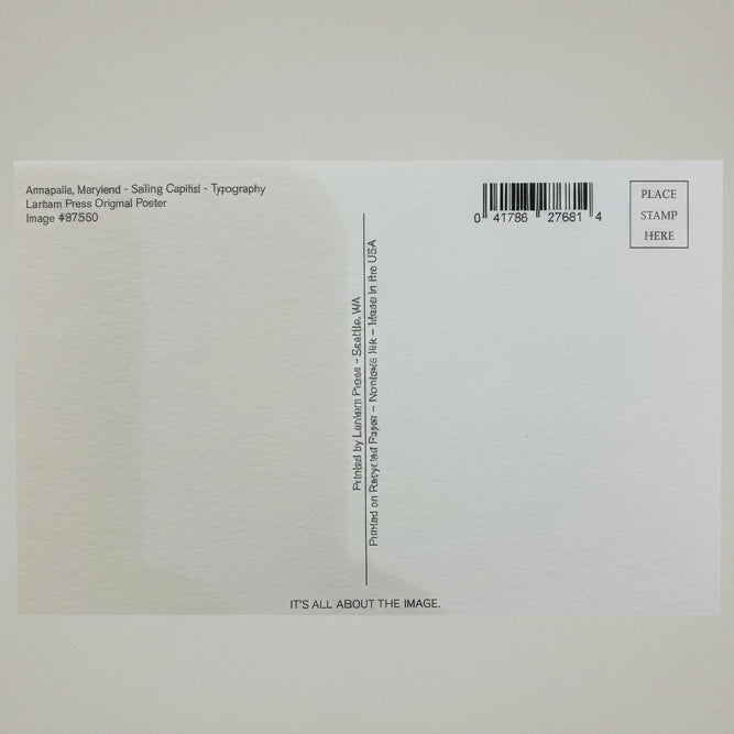 Maryland Bucket List Postcard