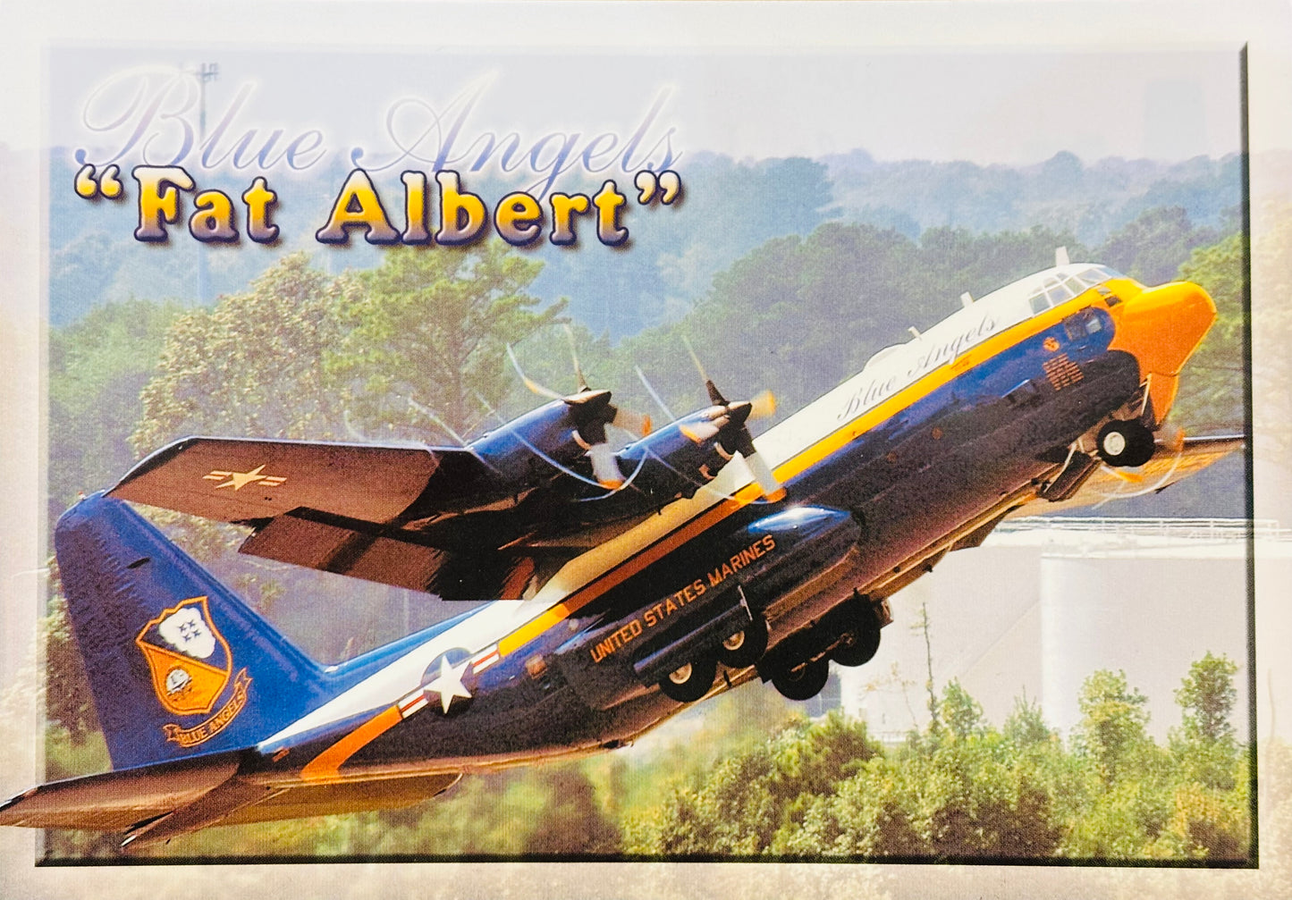 Maryland blue angels postcard