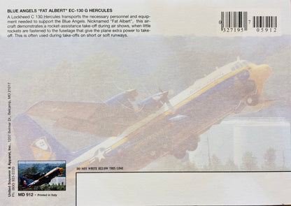 Maryland blue angels postcard