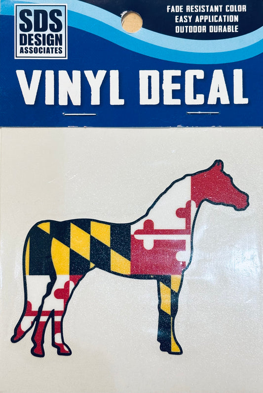 Maryland horse vinyl decal