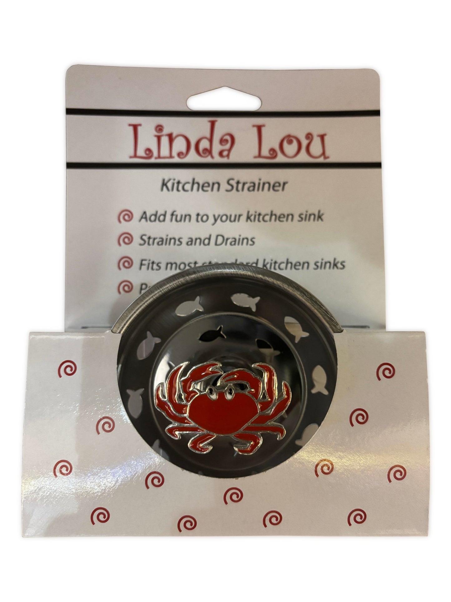 Linda Lou Maryland Crab Kitchen Sink Strainer