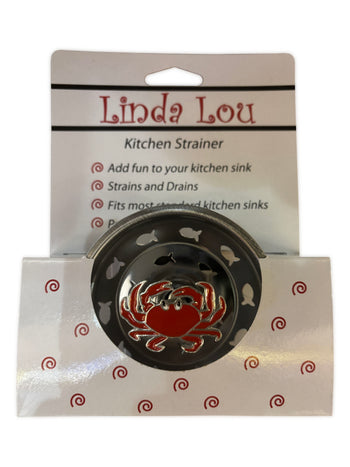 Linda Lou Maryland Crab Kitchen Sink Strainer