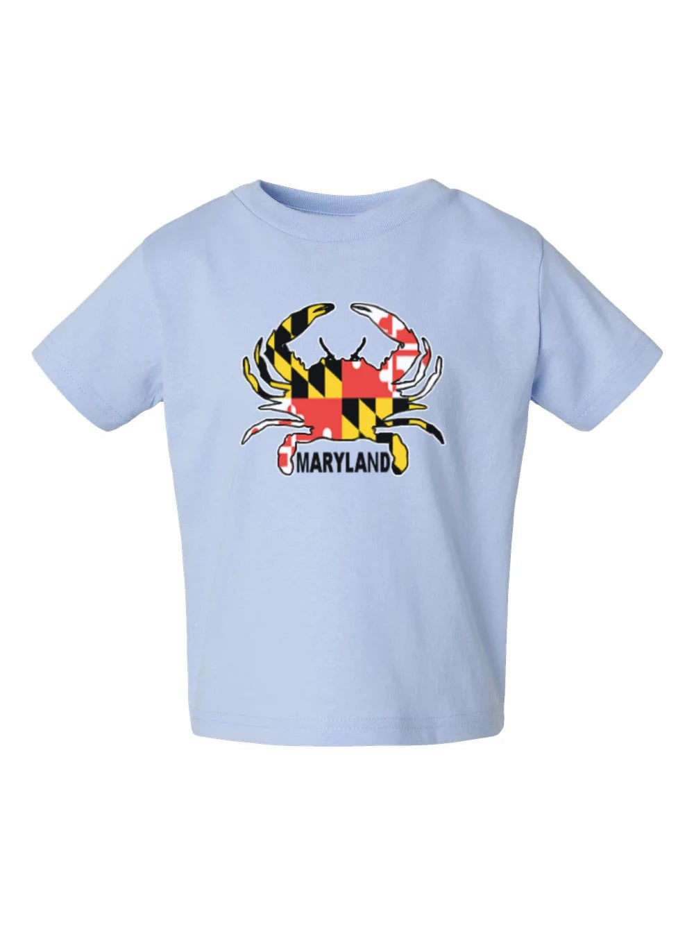 Maryland Crab Baby T-Shirt (Baby Blue)