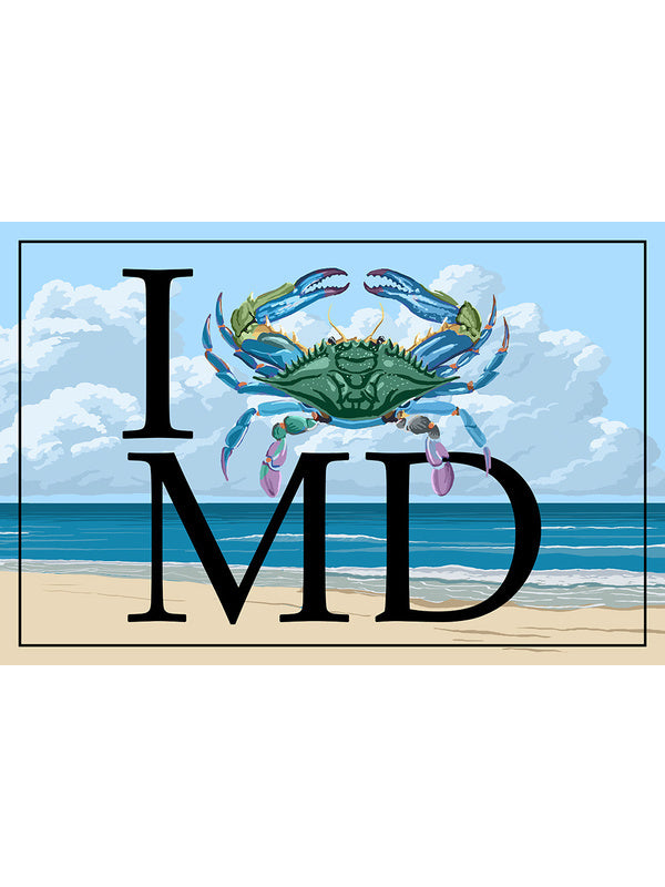 I Crab Maryland Postcard
