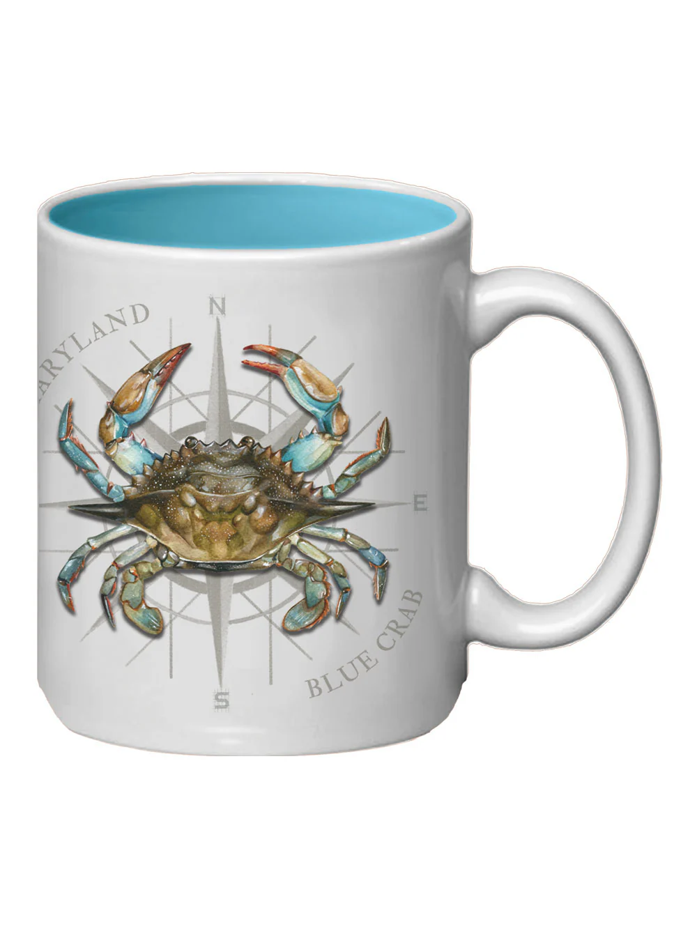 Blue Crab Compass Mug