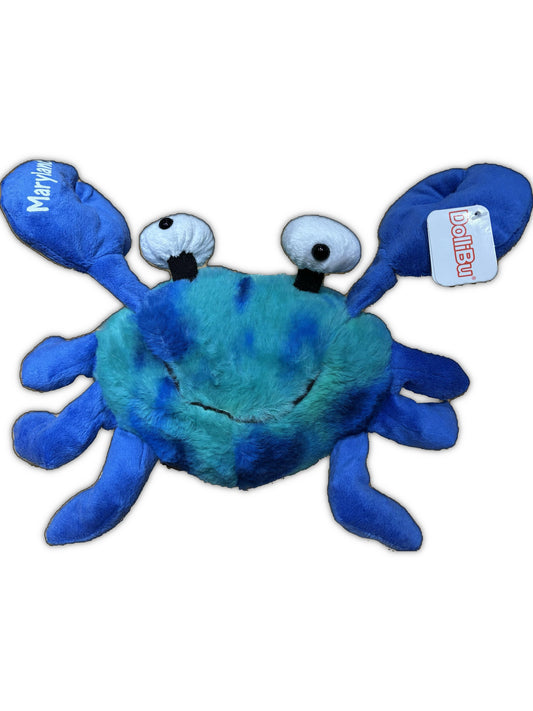 Maryland Blue Fuzzy Crab Plush