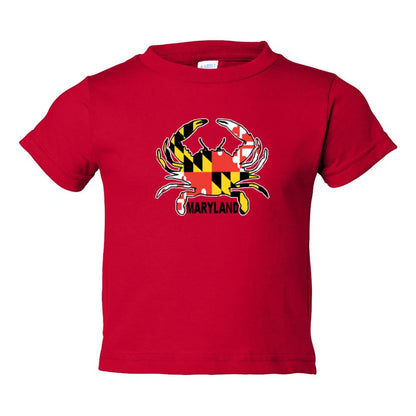 Maryland Crab Baby T-Shirt (red)