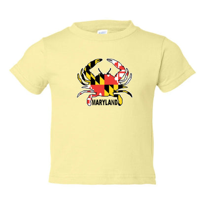 Maryland Crab Baby T-Shirt (yellow)