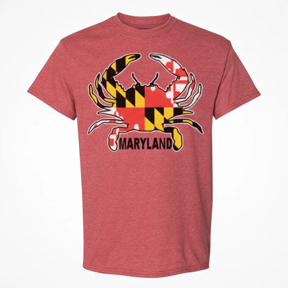Maryland Crab Big Crab T-Shirt (Brick)