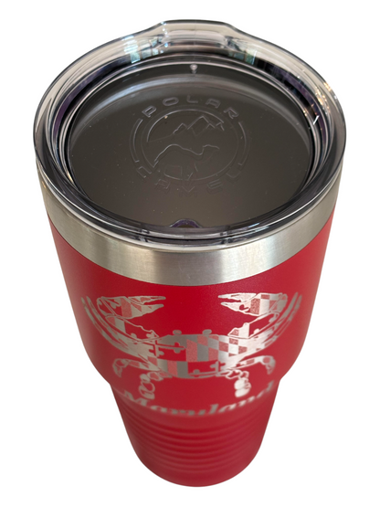 Maryland Crab Flag Tumbler (Red)