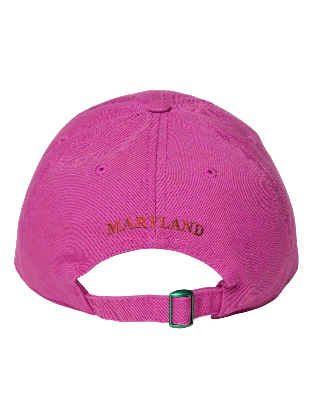 Maryland Crab Embroidered Baseball Cap (Hot Pink)