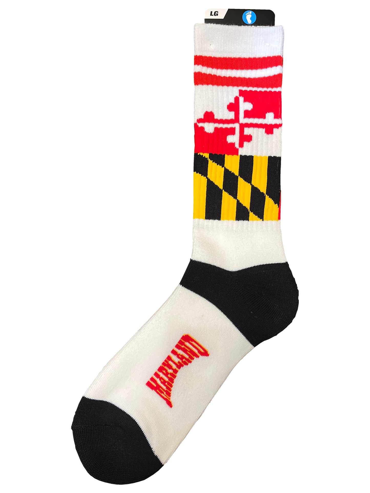 Maryland Flag Hybrid Socks