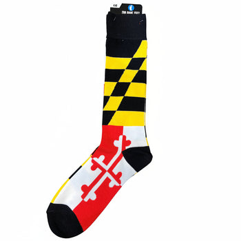 Maryland Flag Lengthened Socks