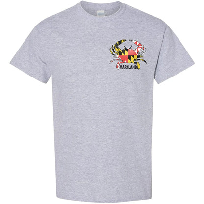 Maryland Small Crab T-Shirt (Grey)