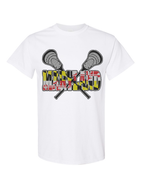 Maryland Lacrosse T-Shirt (White)