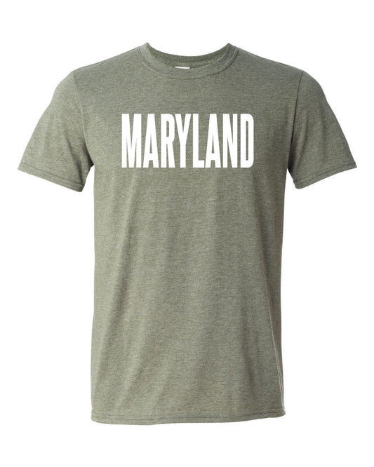 Maryland Letter T-Shirt (Green)