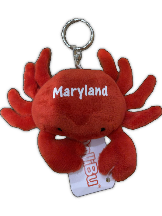 Maryland Small Crab Plush Keychain