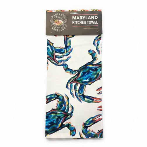 Maryland Blue Crab Kitchen Towel