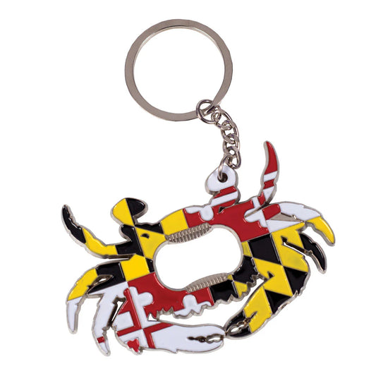 Maryland Crab Bottle Opener Keychain