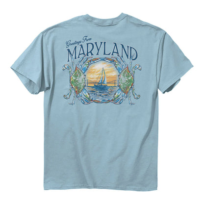 Maryland Sailboat Graphic Tee