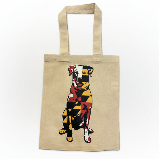 Maryland Dog Canvas Reusable Shopping Tote Bag