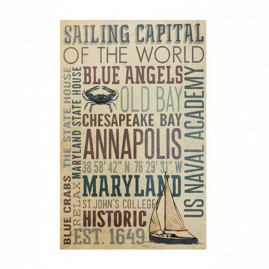 Maryland Letter Post Card