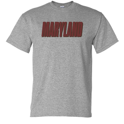 Maryland Retro Text T-Shirt (Grey)