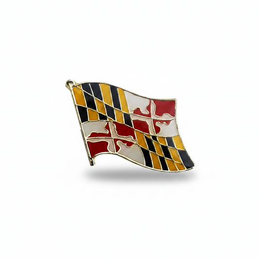 Maryland Wavy Flag Pin