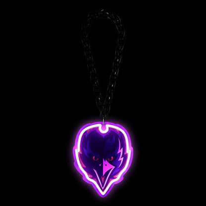 Baltimore Ravens Neon Light Up Big Logo Chain