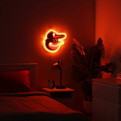 Baltimore Orioles LED Neon Light Up Team Logo Sign