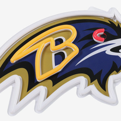 Baltimore Ravens LED Neon Light Up Team Logo Sign