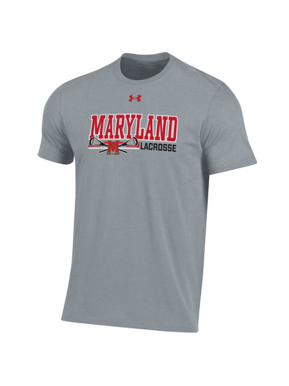 Under Armor University of Maryland Lacrosse Spirit T-Shirt (Grey)