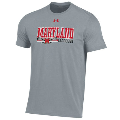 Official Under Armour University of Maryland Lacrosse Spirit T-Shirt (Grey)