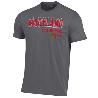 Official Under Armour University of Maryland College Park T-Shirt (Dark Grey)