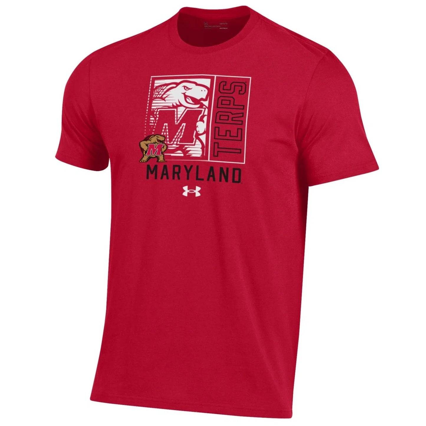 Official Under Armour University of Maryland Terps T-Shirt (Red)