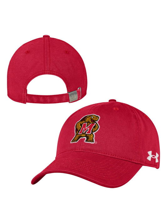 Under Armour University of Maryland Terrapins Baseball Cap (Red)