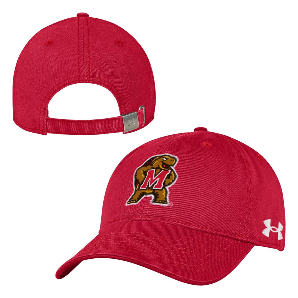 Red Under Armour University of Maryland Terrapins Baseball Cap