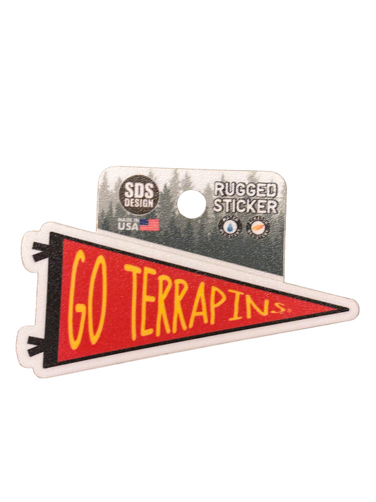 University of Maryland Go Terrapins Rugged Sticker