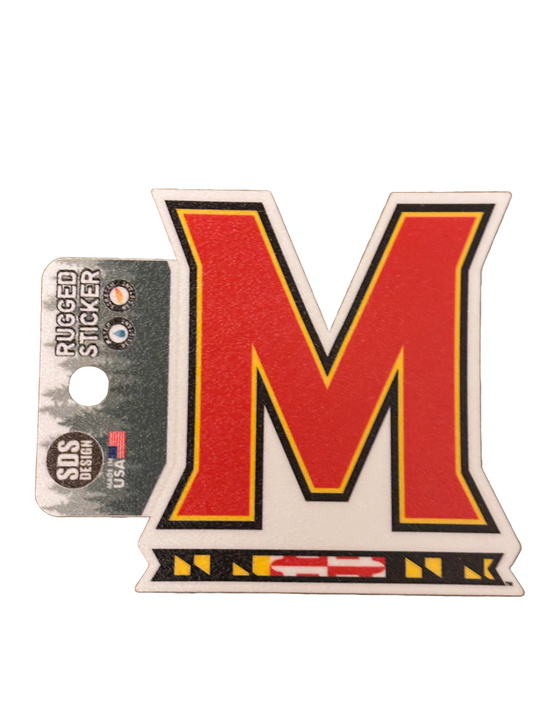 University of Maryland Logo Rugged Sticker