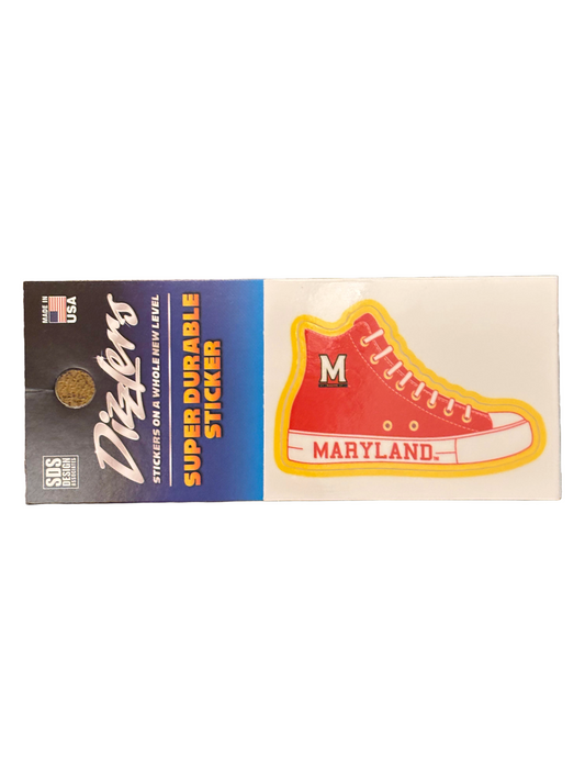 University of Maryland Sneaker Decal