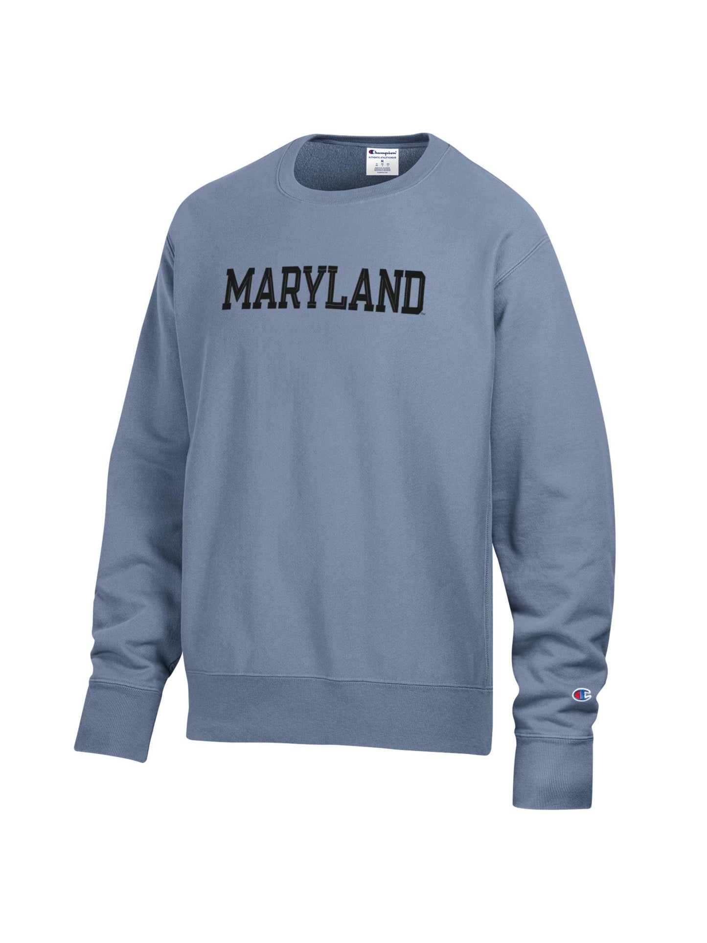 Champion Embroidered Maryland Crewneck (Blue)