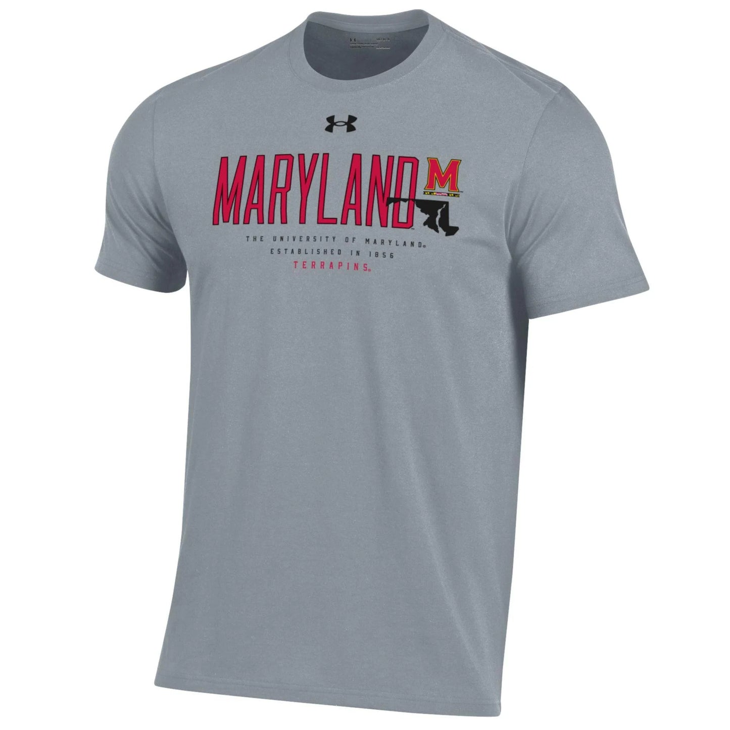 Official Under Armour University of Maryland Athletic T-Shirt (Grey)
