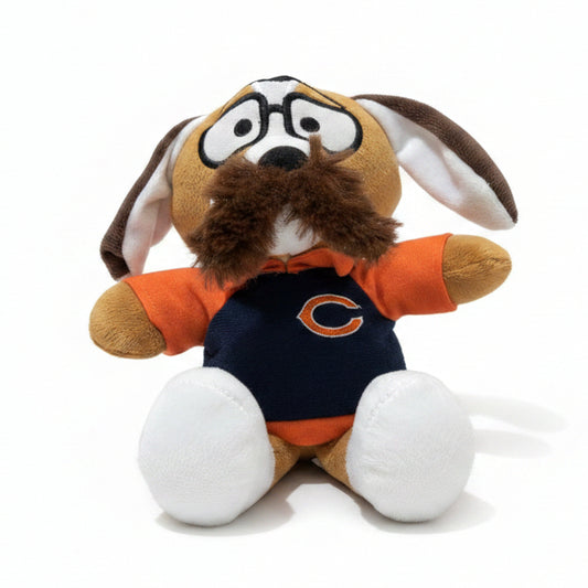 Looney Tunes Wile E. Coyote Plush Chicago Bears NFL Jersey Bean Bag Stuffed Animal