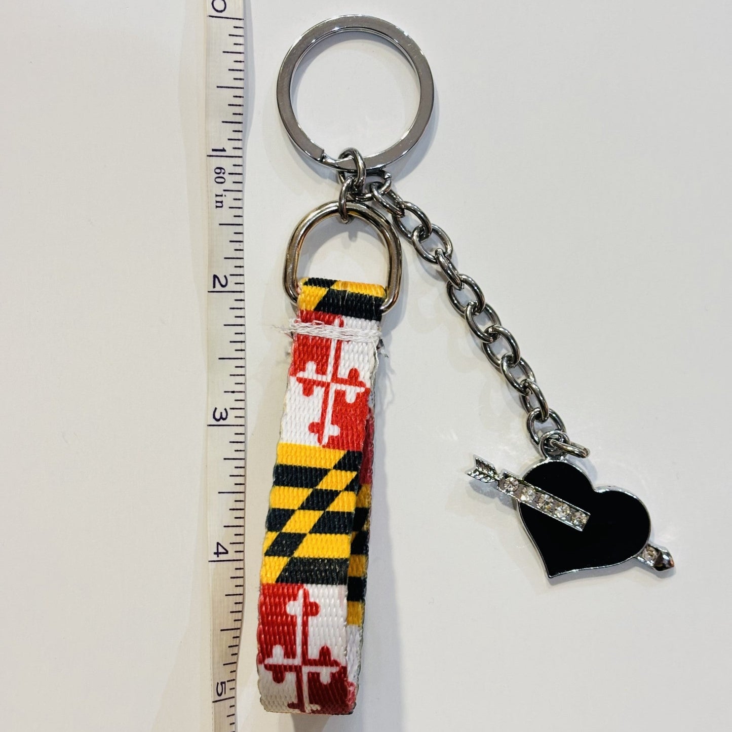 Maryland Mini Lanyard Keychain