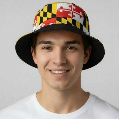 Maryland Flag Reversible Bucket Hat | Two-Sided Maryland Hat