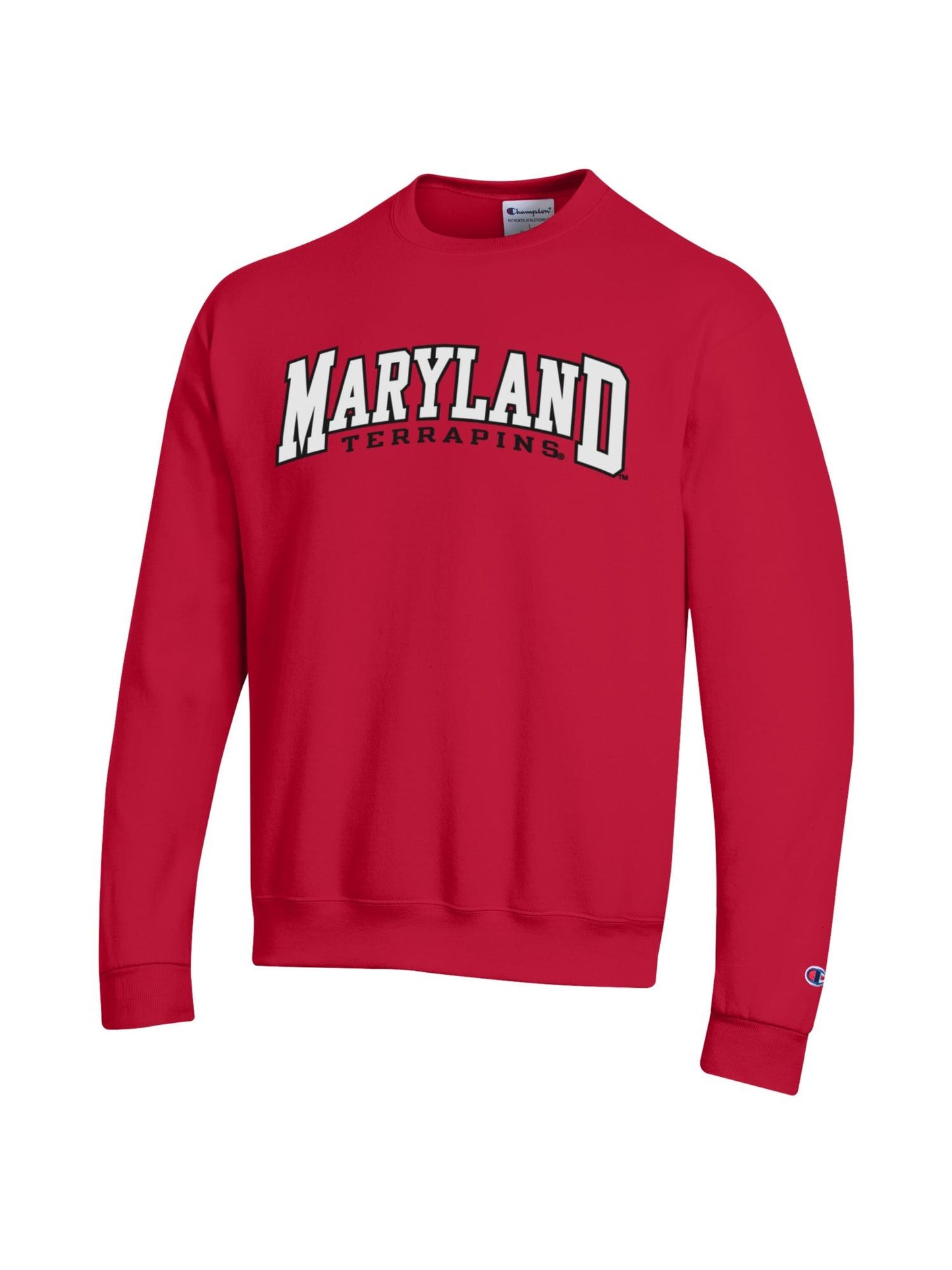 Champion University of Maryland Embroidered Spirit Sweatshirt (Red)
