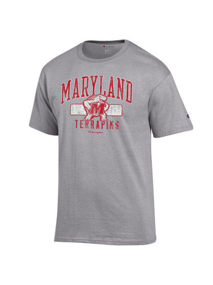 Champion University of Maryland Terrapins Vintage Style T-Shirt (Grey)